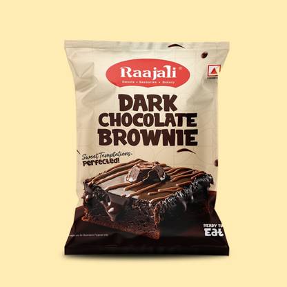 RAAJALI DARK CHOCLOATE FUDGE BROWNIE - 45G PACK OF 5
