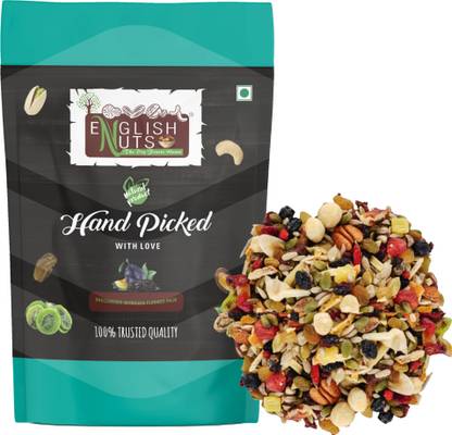 ENGLISH NUTS 1 Kg Mixed Dryfruits Mixture |15 In 1 Mix Nuts, Seeds, Berries|Premium Snack Mix