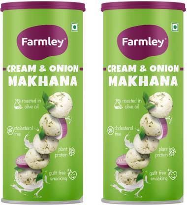 Farmley Cream & Onion Makhana Roasted In Olive Oil