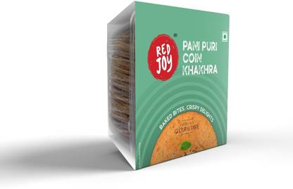 RED JOY Pani Puri Coin Khakhra | 200 Gram Each, Pack of 3