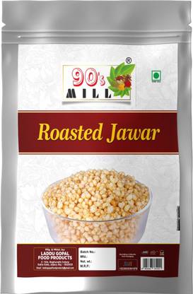 90's MILL Kolhapur Salted Jowar Puffs Gluten Free Baked Not Fried Jowar KURMURA-300g*1Pack