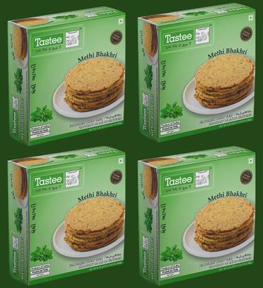 Tastee Methi Bhakhri 180g (Combo Of 4 Packs)