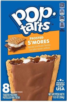 Decadent Foods Kellogg Pop Tarts Frosted S'mores ( 8 Toaster Pastries )
