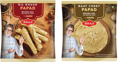 Bikaji Papad Dil Khush & Baat Cheet Papad