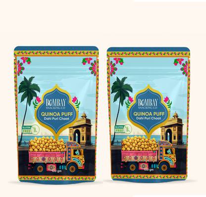 Bombay Snacking Company Quinoa Puff - Dahi Puri Chaat