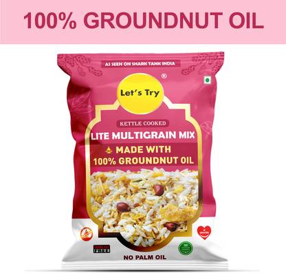 Let's Try Lite Multigrain Mix, Made with 100% Groundnut Oil