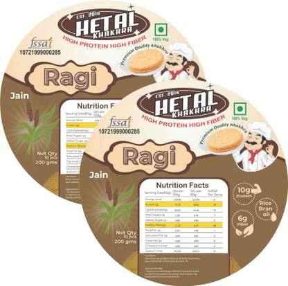Hetal Khakhra Raagi Khakhra | JAIN | Crispy | Ready To Eat | High Protein High Fiber|