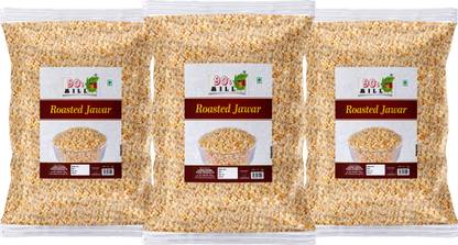 90's MILL Amravati Sorghum Jowar Jawar Puff Kurmura Kurmure Murmura Murmure Puf-250g*3Pack