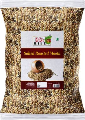 90's MILL Marwar Roasted Salted Moth/Mooth/Matki Bean/Dew Bean Namkeen Snack-250g*1Pack