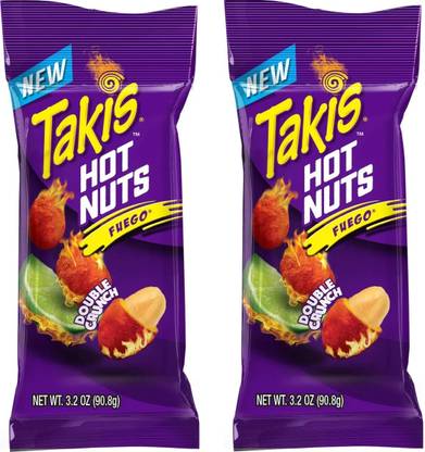 Takis Fuego Hot Nuts Double Crunch Peanuts