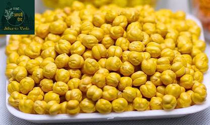 The Atharva-veda Roasted Chana without skin 500g | Desi Bina Chilka Bhuna Chana, Chickpea no husk