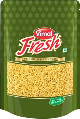 VIMAL Fresh Moli Besan Sev, 400gm, Gourmet Indian Snack, Pure Besan Namkeen Snacks,