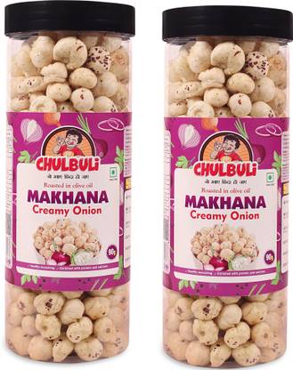 ppchulbuli Creamy Onion Makhana Roasted in Olive Oil | Roasted Foxnuts