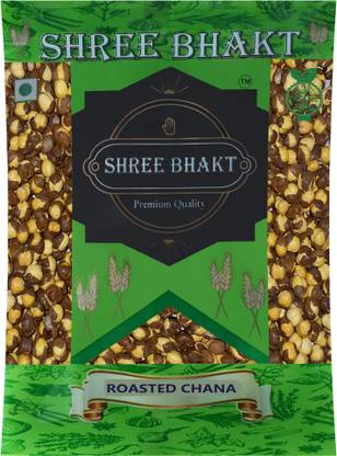 SHREE BHAKT Roasted Chana | Roasted Chickpeas | Bhuna Chana| Futana - 500gm
