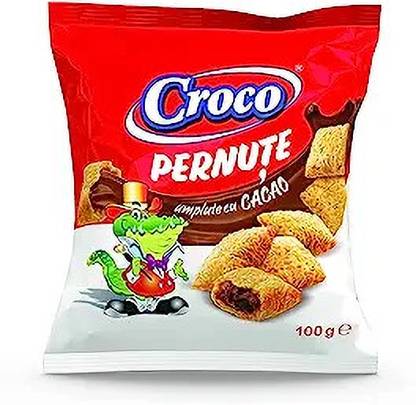 CROCO Pernute Cocao| Pretzels | Snacks | Premium Baked crackers | Imported snacks