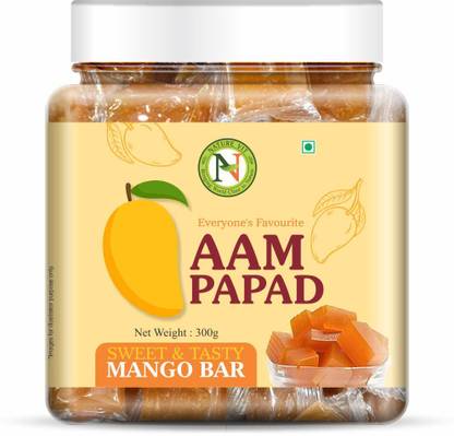 Nature Vit Aam Papad 300g | Sweet & Tangy Mango Bar | Traditional Snack
