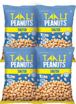 TAALI Roasted Salted Peanuts 160g pack of 4