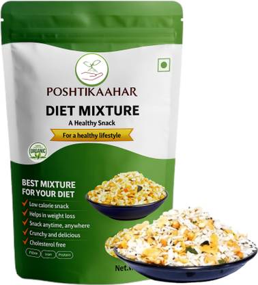POSHTIK AAHAR Diet Mixture Namkeen Chatpata, Healthy Namkeen Snacks Roasted
