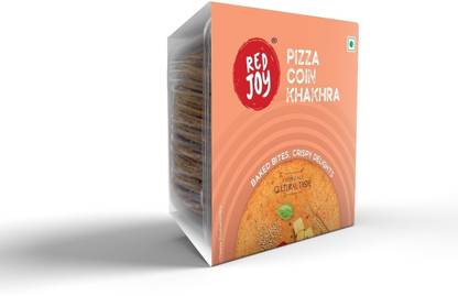 RED JOY Pizza Coin Khakhra | 200 Gram Each, Pack of 3
