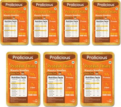 Prolicious Masala Noodle Thins | Gluten Free | High Protein | Roasted