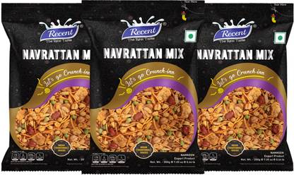 RECENT-THE REAL TASTE Navrattan Mixture made with Hot Spices