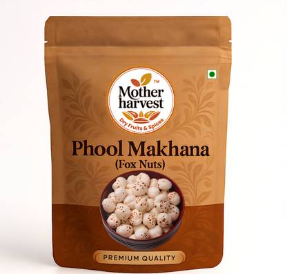 Mother harvest Phool Makhana | Healthy Roasted Fox Nuts | Light & Nutritious Snack