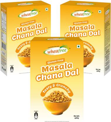 wheafree Gluten Free Masala Chana Dal - Pack of 3 (400g each)