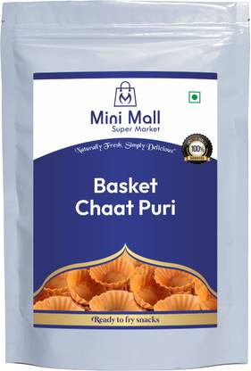 MINIMALL SUPER MARKET Basket Chat Puri/Katori Chat Puri/Fried Delhi Chat Puri (30 Piece)