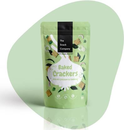 The Snack Company Sour Cream Onion Cracker Pack of 2