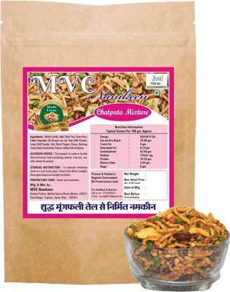MVC NAMKEEN Chatpata Mixture - 480gm|Crispy&Spicy Mixture Namkeen Made in Pure Groundnut Oil