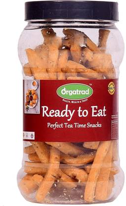 Orgatrad Gathiya/Namkeen Snack- 400 Grm | Most Premium A++ Quality Gathiya Snack |