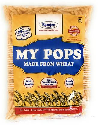 RAMJEE Non Fried My Pop Wheat Pops (120g) – Pack of 12