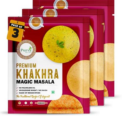 PurvaBite's Whole Wheat (Magic Masala) Flavoured Khakhra 600g
