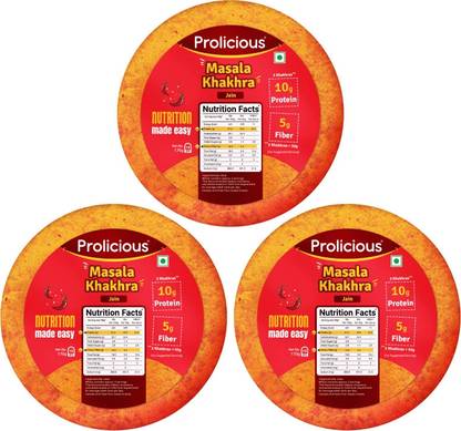 Prolicious Masala Khakra | Gluten Free | High Protein