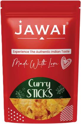 JAWAI Curry Sticks|Crispy & Crunchy Namkeen Snack|Indian Chips Snacks|Tea Time Snack