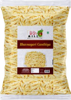 90's MILL Fiki Gujarati Gathiya Special Soft Bhavnagri Ganthiya Bhavnagari Sev-900g*1Pack