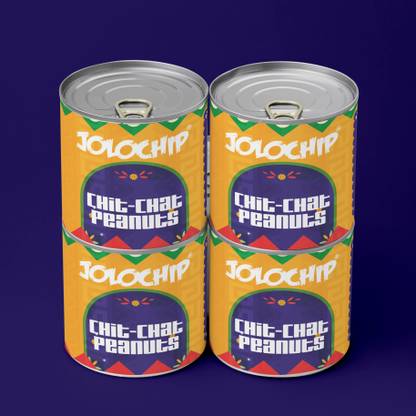 JOLOCHIP Chit Chat Peanuts (Pack of 4)