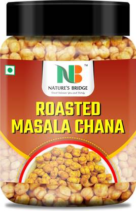 Nature's Bridge Tandoori Roasted Chana | Roasted Masala Chana | Masala Chana | Roasted Chickpea