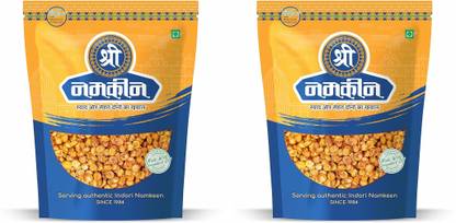 Shree Namkeen Chana dal - Spicy and Crunchy Snacks, Indore Special - Pack of 2, 400gm Each