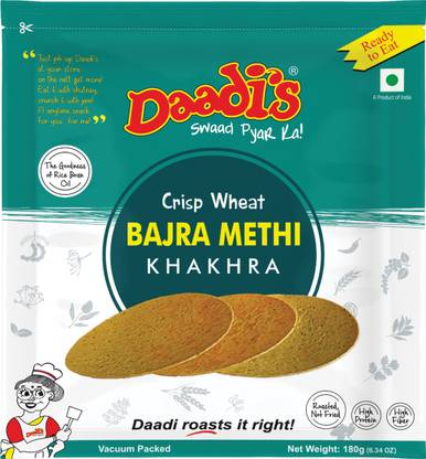 Daadi's Bajra Methi Khakhra