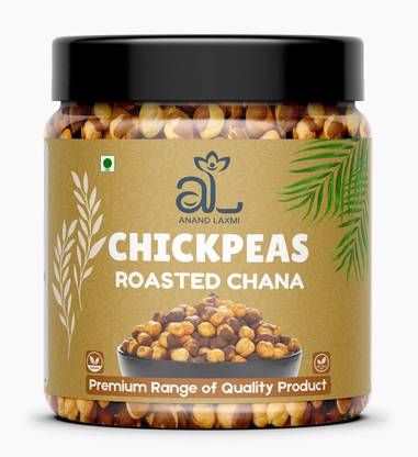 AL Anand Laxmi Roasted Chana Desi Chickpeas Organic Healthy Crunchy Vegan High Protein Snack
