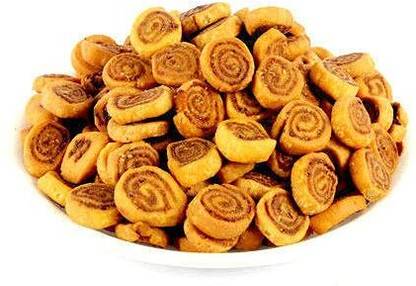 FreshTrain Gujrati Bakarwadi | Bhakarwadi | Indian Namkeen Nashta Bhakarvadi Tea Time Snack