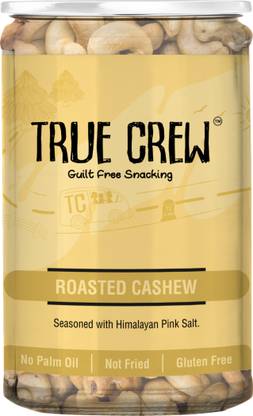 TRUE CREW Roasted Cashew, Guilt Free Snacking