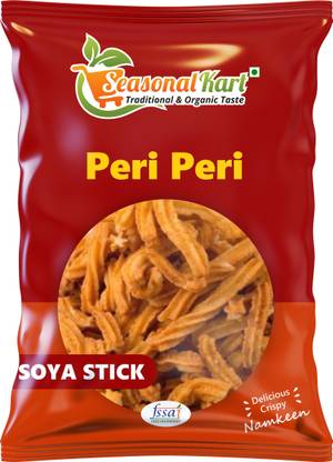 Seasonal Kart Peri Peri Soya Namkeen Peri Peri Masala Flavour Soya Stick Peri Peri Flavour