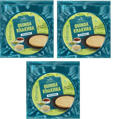 Vedic Garden Quinoa Healthy Roasted Khakhra With Multigrain, Indian Snacks, Diet Friendly