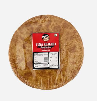 SNACK FIRST Pizza Khakhra, Whole Wheat, High Protein, Anytime Snack, No palm Oil, Pack of 1