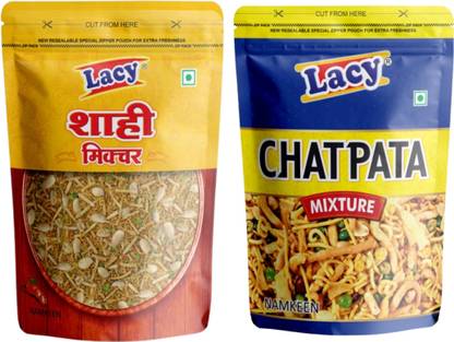 Lacy Shahi Mixture Namkeen & Chatpata Mixture Namkeen