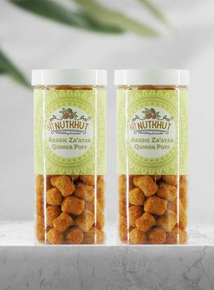 Shree Nutkhut Arabic Zaatar Quinoa Puff Pack of Two (100gm x 2pcs)