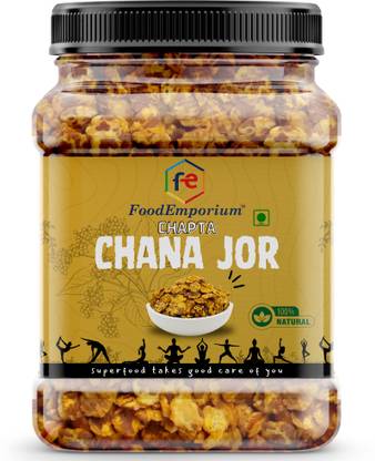 FoodEmporium Chana jor Garam | Chana Garam | Bhel Sev (JAR PACK)