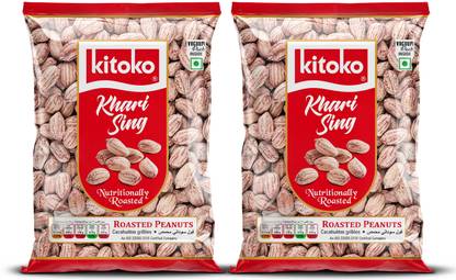 Kitoko Vacuum Packed Roasted Peanuts | Namkeen Khari Sing | Moongfali Singdana